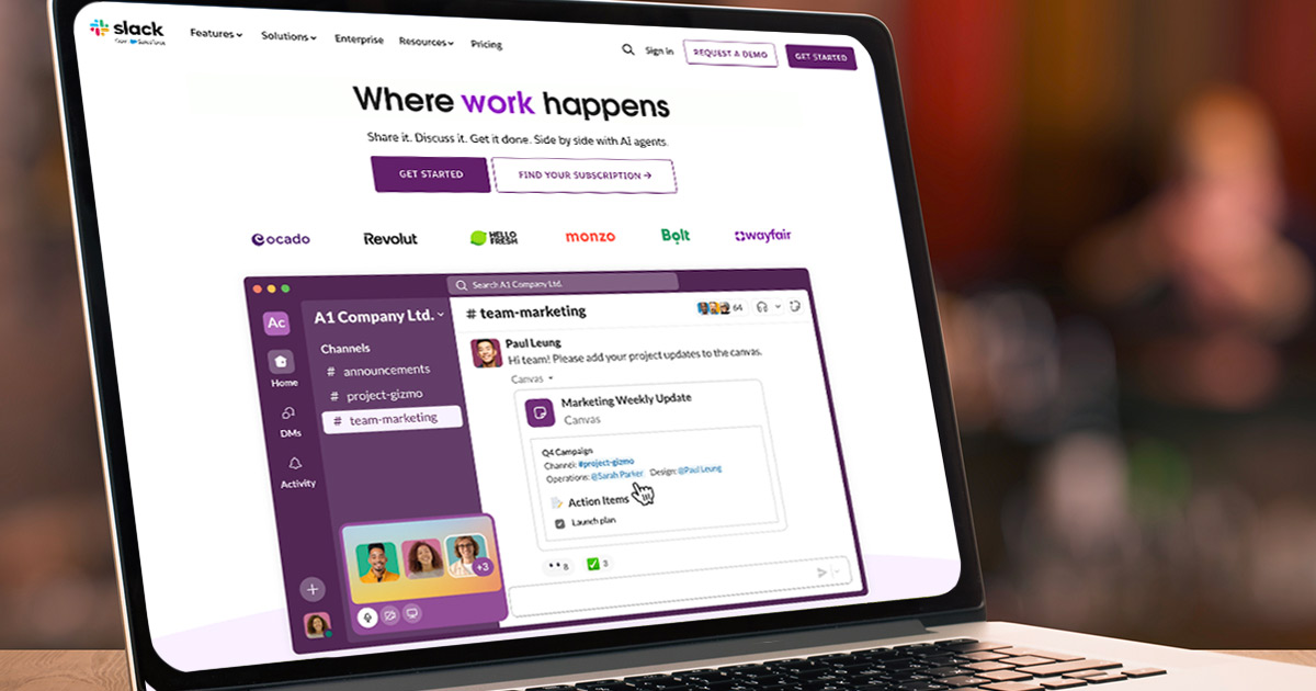 Sivusi tärkein viesti on tylsä. Siksi kävijät lähtevät. Korjataan se 7 slack