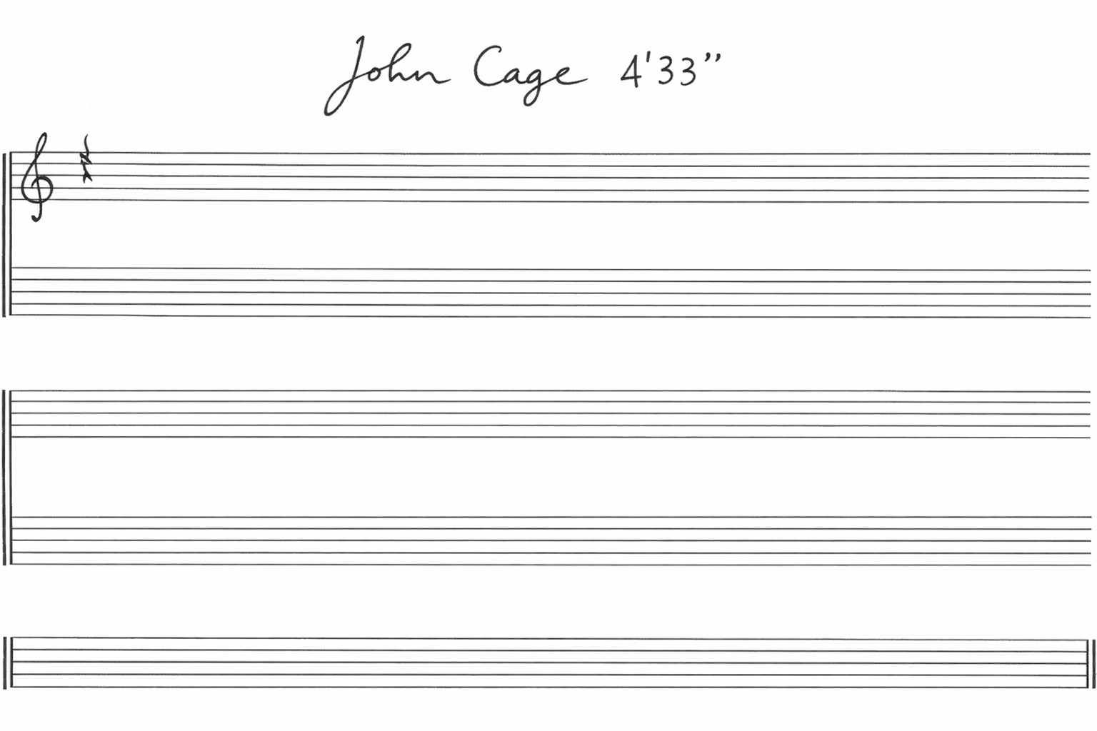 Why Must the Web Be So Afraid of Feeling? 2 Silence John Cage